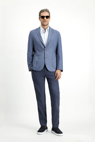  Koyu Mavi  Relaxed Fit Rahat Kesim Spor Ceket