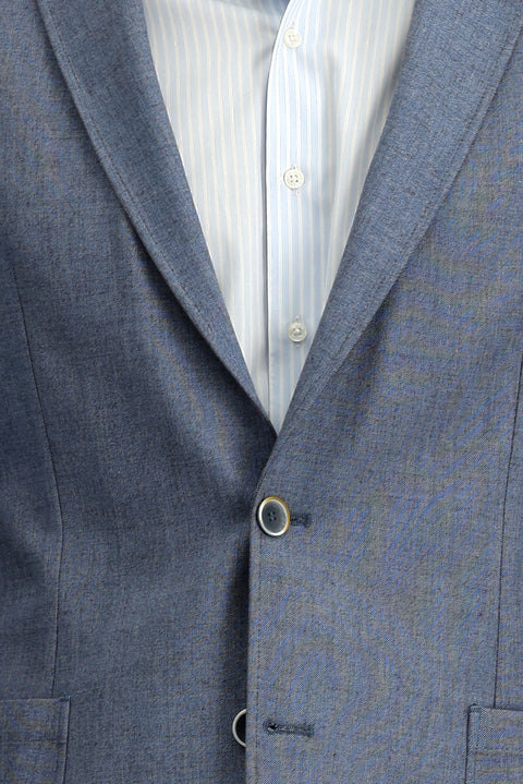 Koyu Mavi  4 Drop Relaxed Fit Rahat Kesim Spor Ceket