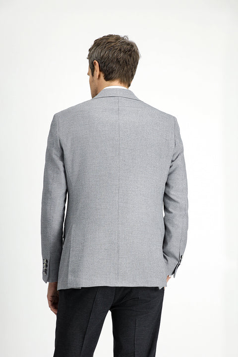 Siyah 6 Drop Regular Fit Standart Kesim Klasik Ceket