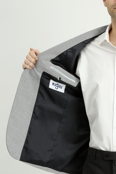 Siyah Regular Fit Klasik Ceket