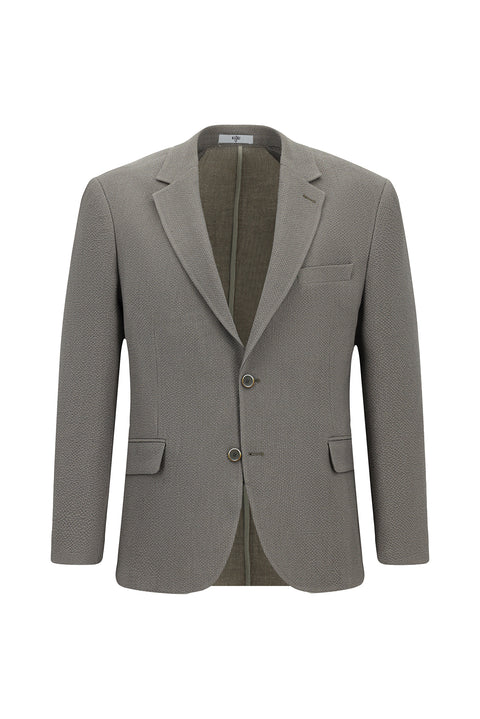 Orta Vizon 4 Drop Relaxed Fit Rahat Kesim Spor Gofre Ceket