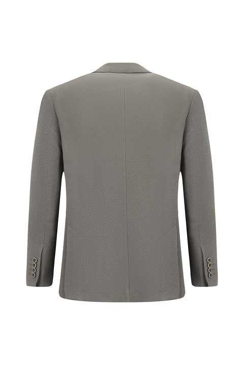 Orta Vizon 4 Drop Relaxed Fit Rahat Kesim Spor Gofre Ceket