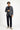 Koyu Füme Techno-Line Super Slim Fit Ekstra Dar Kesim Likralı Ceket