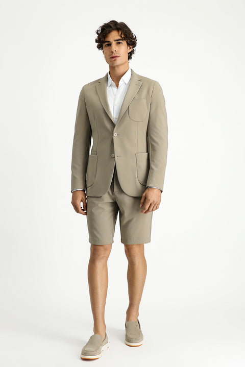 Orta Vizon Techno-Line 7 Drop Super Slim Fit Eksra Dar Kesim Likralı Ceket