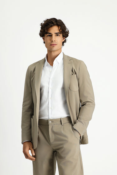  Orta Vizon Techno-Line Super Slim Fit Ekstra Dar Kesim Likralı Ceket