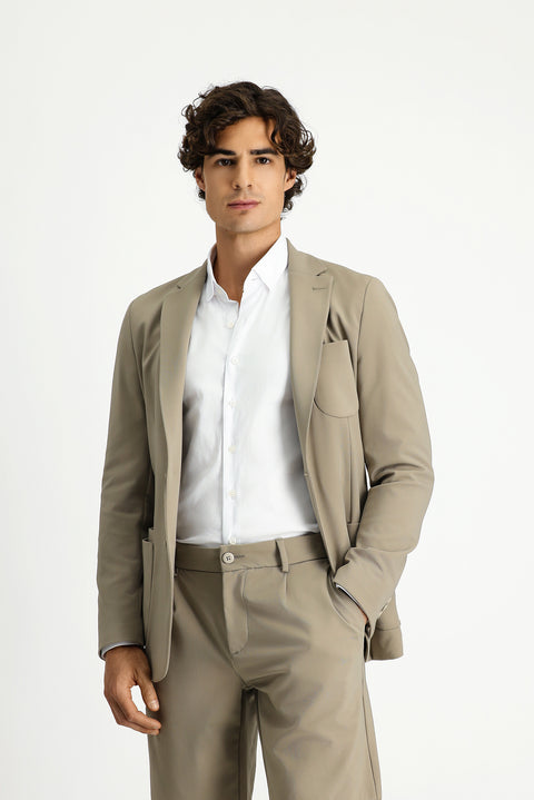 Orta Vizon Techno-Line 7 Drop Super Slim Fit Eksra Dar Kesim Likralı Ceket