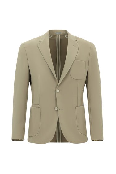 Orta Vizon Techno-Line Regular Fit Likralı Ceket
