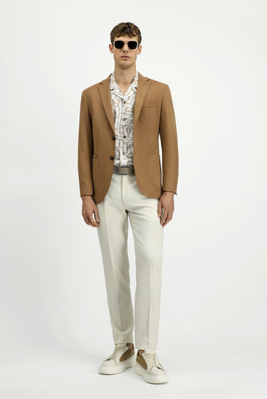  Taba Super Slim Fit Ekstra Dar Kesim Likralı Spor Ceket