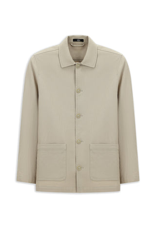  Açık Bej Regular Fit Pamuklu Spor Ceket