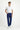  İndigo Regular Fit Pamuklu Denim Look Pantolon