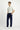  Koyu Lacivert Regular Fit Pamuklu Denim Look Pantolon