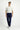  Koyu Lacivert Regular Fit Pamuklu Denim Look Pantolon