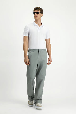  Aç?k Füme 6 Drop Regular Fit Standart Kesim Likral? Kanvas / Chino Pantolon-Ki??l?