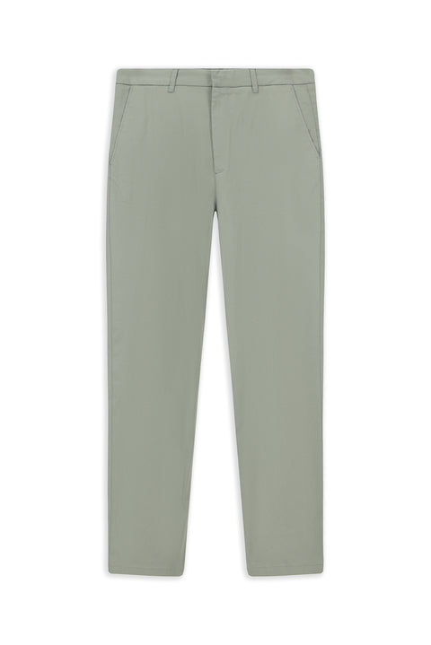 Açık Füme Regular Fit Standart Kesim Likralı Kanvas / Chino Pantolon