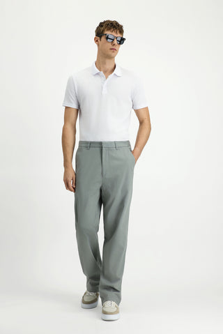  Aç?k Füme 6 Drop Regular Fit Standart Kesim Likral? Kanvas / Chino Pantolon-Ki??l?