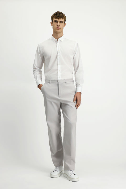 Taş Regular Fit Standart Kesim Likralı Kanvas / Chino Pantolon