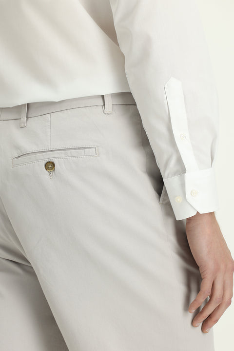 Taş Regular Fit Standart Kesim Likralı Kanvas / Chino Pantolon