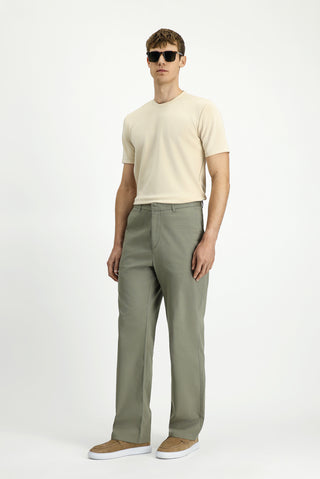  Ça?la Ye?ili 6 Drop Regular Fit Standart Kesim Likral? Kanvas / Chino Pantolon-Ki??l?