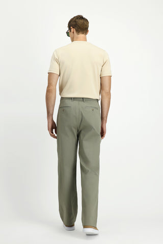  Ça?la Ye?ili 6 Drop Regular Fit Standart Kesim Likral? Kanvas / Chino Pantolon-Ki??l?