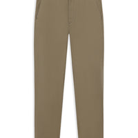 Koyu Vizon Regular Fit Standart Kesim Likralı Kanvas / Chino Pantolon