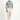 Krem Slim Fit Dar Kesim Beli Lastikli Likralı Kanvas / Chino Pantolon