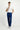Orta Petrol Slim Fit Dar Kesim Beli Lastikli Likralı Kanvas / Chino Pantolon