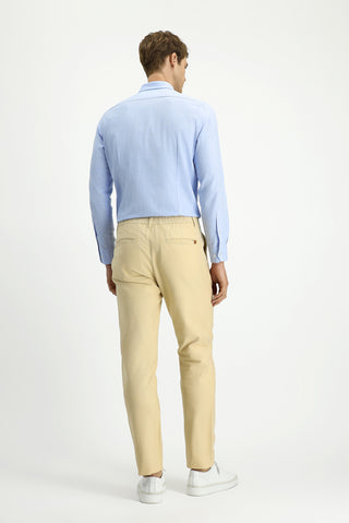  Orta Bej Regular Fit Pamuklu Kanvas / Chino Pantolon