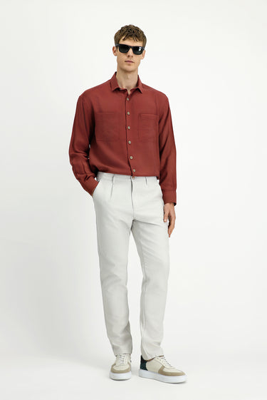  Taş Regular Fit Pamuklu Kanvas / Chino Pantolon