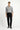 Siyah Slim Fit Dar Kesim Likralı Beli Lastikli İpli Pantolon