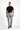 Orta Gri Slim Fit Dar Kesim Likralı Kanvas / Chino Pantolon