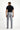 Orta Gri Slim Fit Dar Kesim Likralı Kanvas / Chino Pantolon
