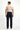 Koyu Lacivert Slim Fit Dar Kesim Likralı Kanvas / Chino Pantolon