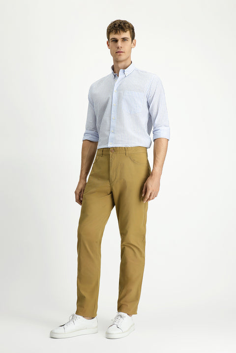 Safari 7 Drop Slim Fit Dar Kesim Likralı Kanvas / Chino Pantolon