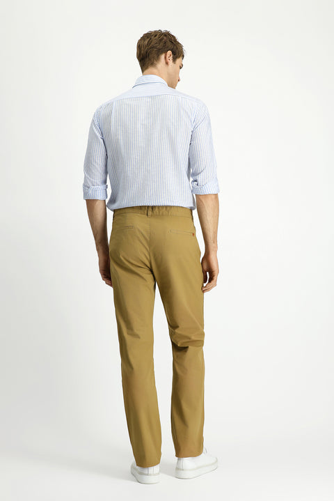 Safari 7 Drop Slim Fit Dar Kesim Likralı Kanvas / Chino Pantolon