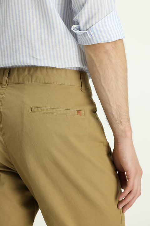 Safari 7 Drop Slim Fit Dar Kesim Likralı Kanvas / Chino Pantolon