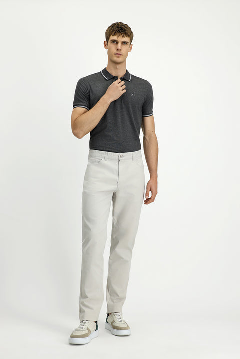 Taş 4 Drop Relaxed Fit Rahat Kesim Likralı Kanvas / Chino Pantolon