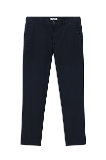 Koyu Lacivert Relaxed Fit Rahat Kesim Likralı Kanvas / Chino Pantolon