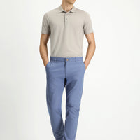 Havacı Mavi Relaxed Fit Rahat Kesim Likralı Kanvas / Chino Pantolon