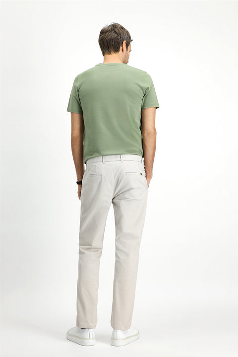 Taş Regular Fit Standart Kesim Likralı Kanvas / Chino Pantolon