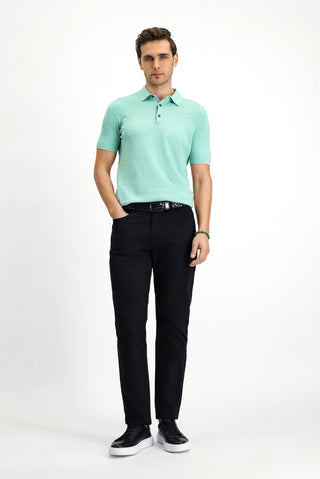  Siyah 6 Drop Regular Fit Standart Kesim Likralı Kanvas / Chino Pantolon