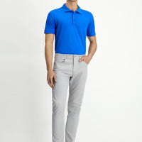 Açık Gri Regular Fit Likralı Kanvas / Chino Pantolon