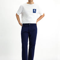 Açık Lacivert Regular Fit Likralı Kanvas / Chino Pantolon