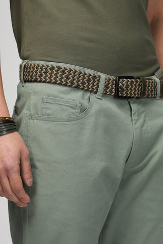  Çağla Yeşili Regular Fit Likralı Kanvas / Chino Pantolon