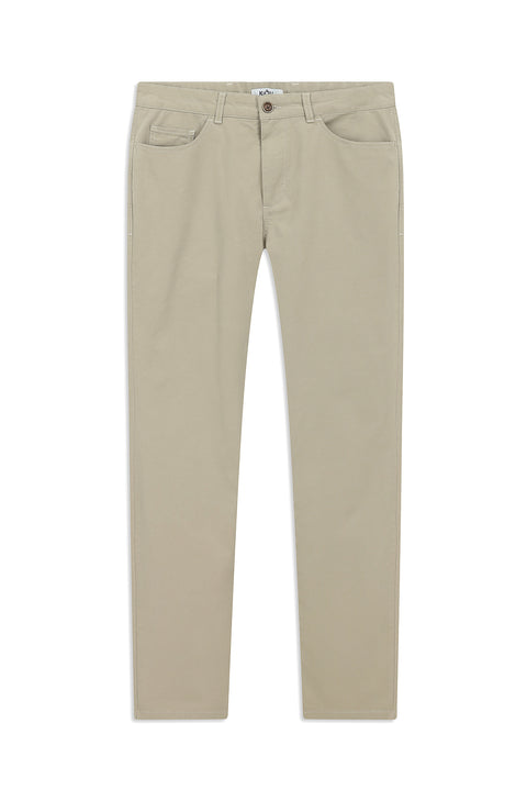 Açık Vizon Regular Fit Standart Kesim Likralı Kanvas / Chino Pantolon