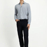 Black Slim Fit Narrow Cut Lycra Side Pocket Canvas / Chino Trousers