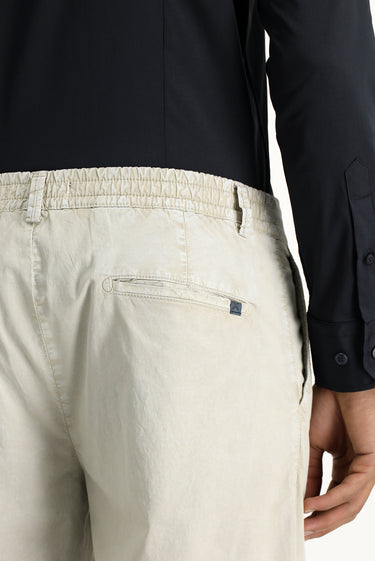 Orta Gri Regular Fit Likralı Kanvas / Chino Pantolon