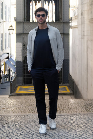  Siyah Regular Fit Likralı Kanvas / Chino Pantolon