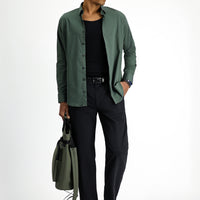 Siyah Regular Fit Standart Kesim Likralı Kanvas / Chino Pantolon