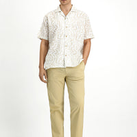 Açık Bej Regular Fit Likralı Kanvas / Chino Pantolon