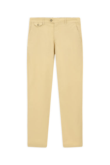 Açık Bej Regular Fit Likralı Kanvas / Chino Pantolon